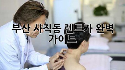부산 사직동 렌트카: 완벽 가이드